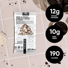 TRUBAR vegan protein bar strawberry shorty got cake – fruity, satisfying plant-based treat.