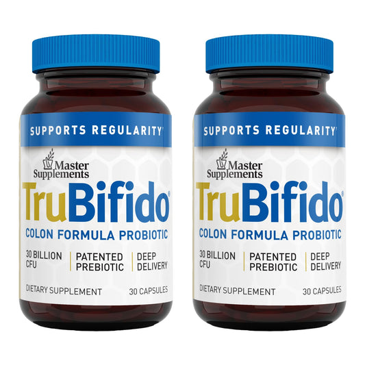 TruBifido bottle front displays clear branding and label for quick trust.