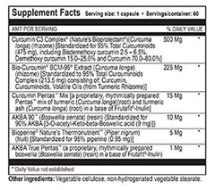 Close-up of True Botanica Curcumin Plus capsules highlighting easy daily use.