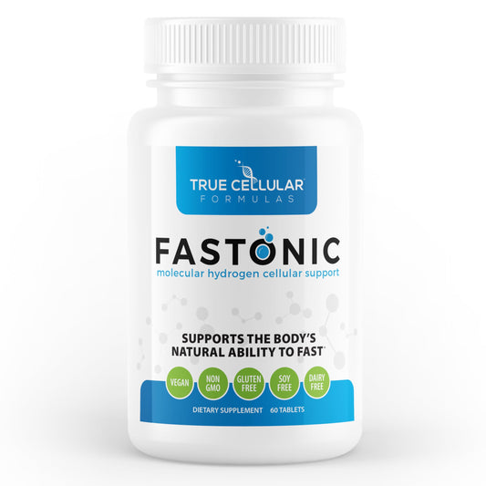 True Cellular Formulas Fastonic bottle pour for effortless fasting support