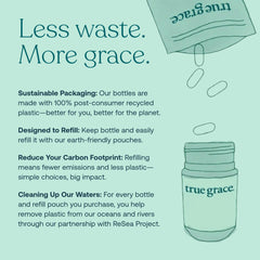 True Grace carbon-neutral operations supporting eco-friendly nutrition