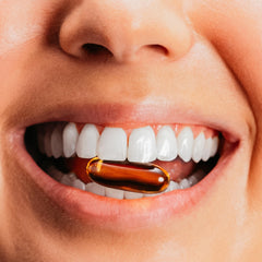 True Grace Omega-3 packaging made from recycled plastics.