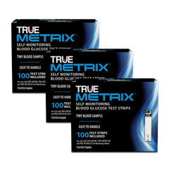 TRUE METRIX blood glucose strip 100-count pack offers convenient at-home testing.