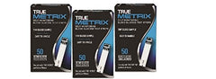 TRUE METRIX blood glucose test strips bottle for at-home monitoring