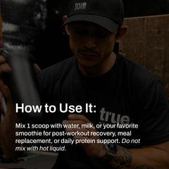 True Nutrition Egg White Protein Powder ingredient used in baking and cooking for extra protein.