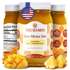 TrueSeaMoss gel bottle showing smooth texture for daily use