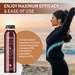 True Vine Cinnamon bottle label shows 3200mg strength and organic Ceylon origin for quality.