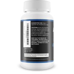 Front label of Alpha Blood Flow packaging emphasizing circulation wellness