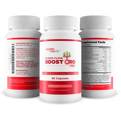 Ingredients panel highlighting L-Arginine and vein-friendly vitamins