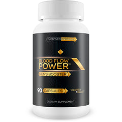 True You Health Blood Flow Power bottle front showing extra strength circulation support.
