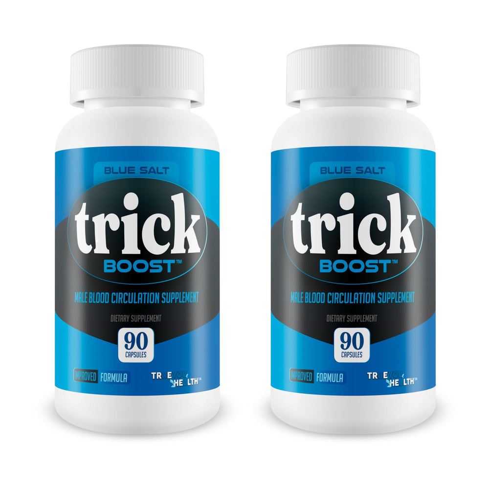 True You Health Blue Salt Trick Boost bottle for circulation support.