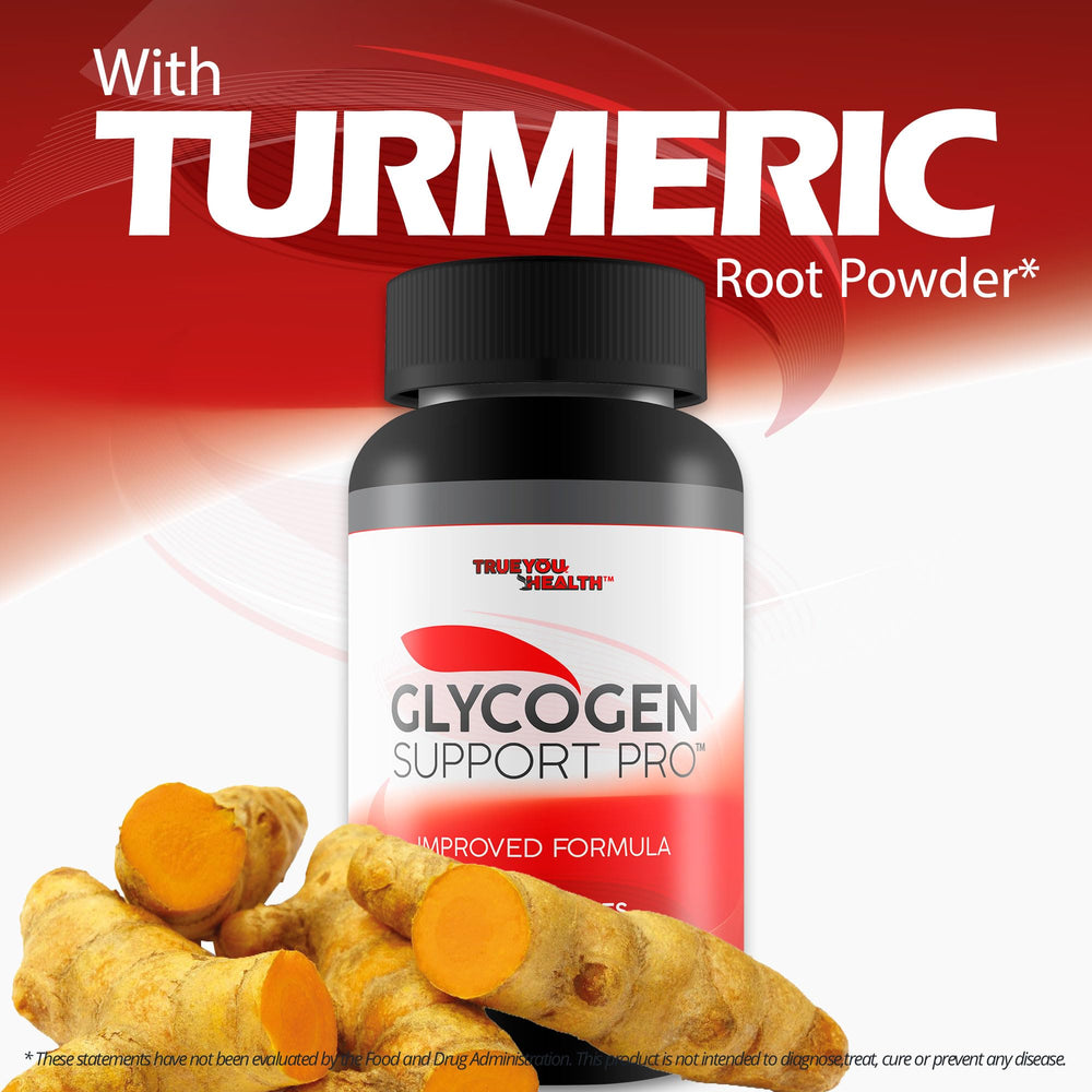 True You Health Glycogen Support Pro capsules with black pepper for enhanced absorption