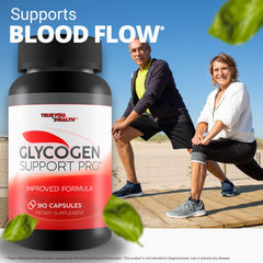 True You Health Glycogen Support Pro supports leg circulation and vein health