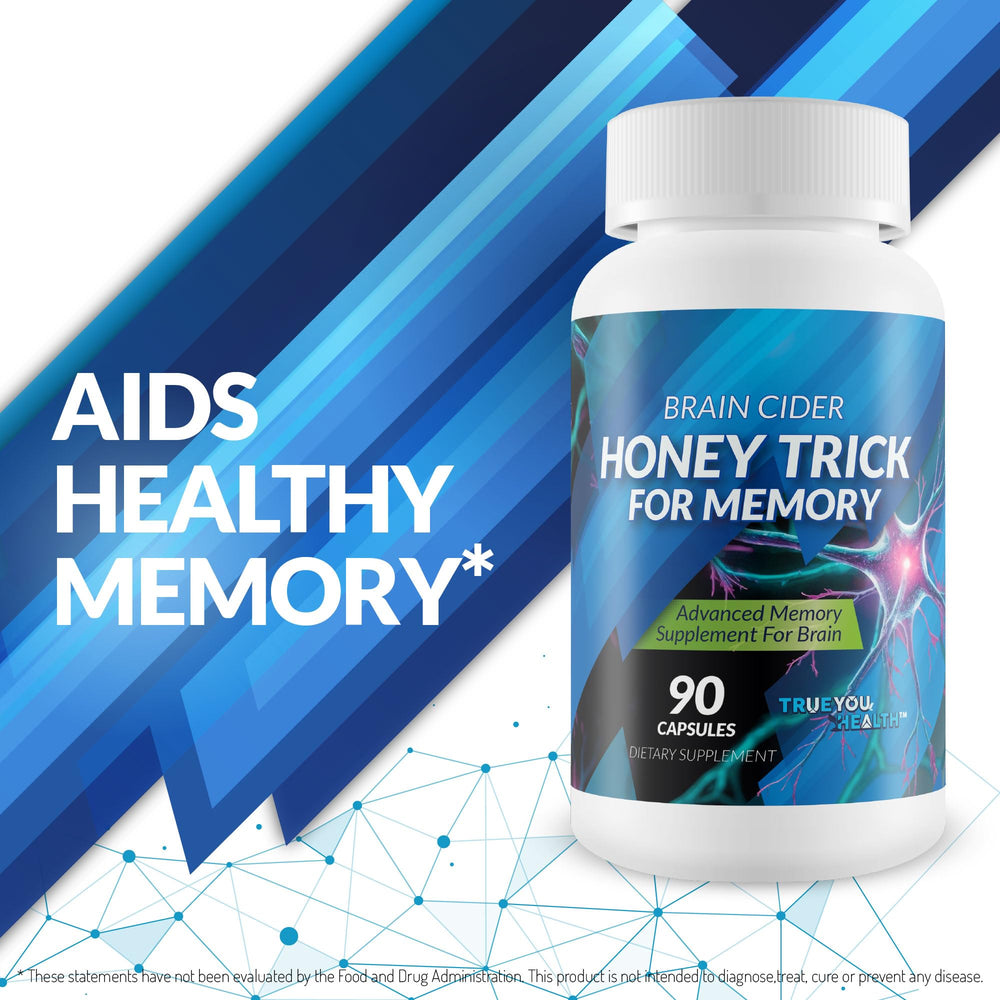 True You Health Honey Trick Ginkgo Biloba ingredient for cognitive clarity.