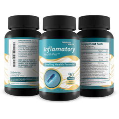 True You Health Inflammatory Health Pro user hand holding bottle suggests easy daily use.