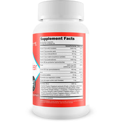 Pro VisiClear capsules close-up highlighting vitamin A for visual health.