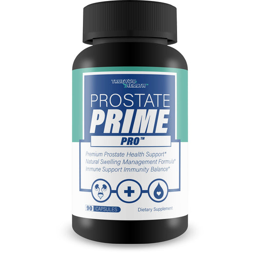 True You Health Prostate Prime Pro bottle showing daily support for prostate health