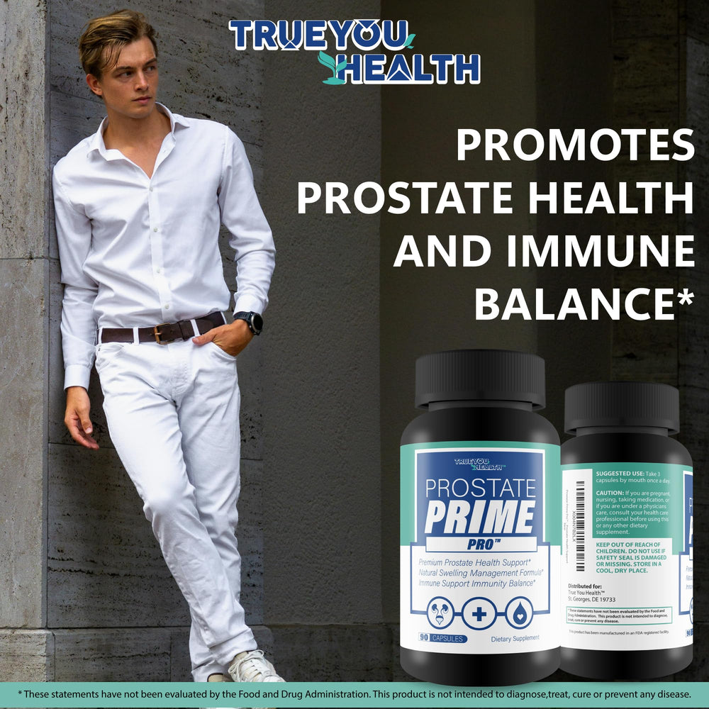 True You Health Prostate Prime Pro in-use scene with capsules