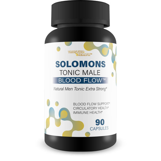 True You Health Solomons Tonic bottle front for daily circulation support.