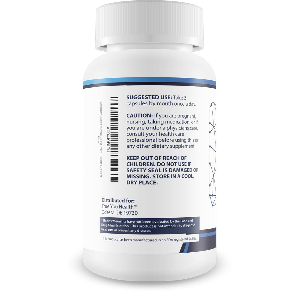 True You Health Syna Boost Pro ginkgo biloba image highlights memory and mental clarity