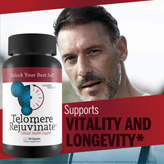USA-made Telomere Rejuvenate production facility symbolizing strict quality controls.