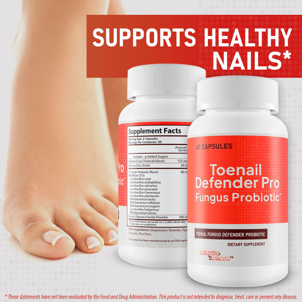 True You Health Toenail Defender Pro in-use bottle suggests convenient routine.