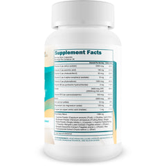 True You Health Yellow Vitamin capsules closeup for nerve support.