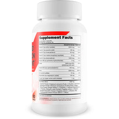 True You Health Sebi blood flow capsules closeup highlighting nitric oxide support for circulation.