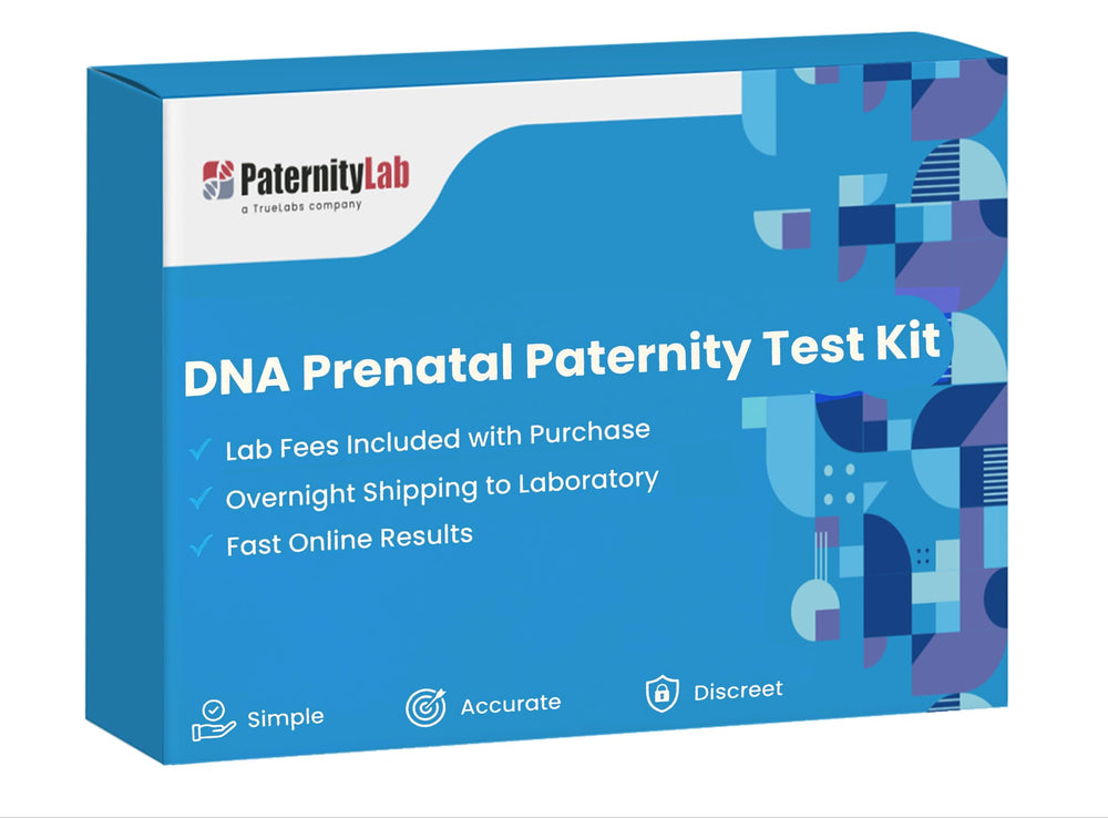 TrueLabs PaternityLab collection kit for mother with clear, easy instructions.