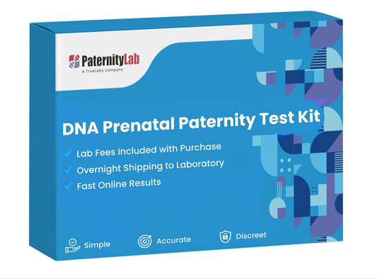 TrueLabs PaternityLab collection kit for mother with clear, easy instructions.