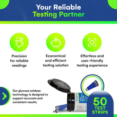 Electrochemical enzyme technology behind TruePoint strips supports dependable home testing.