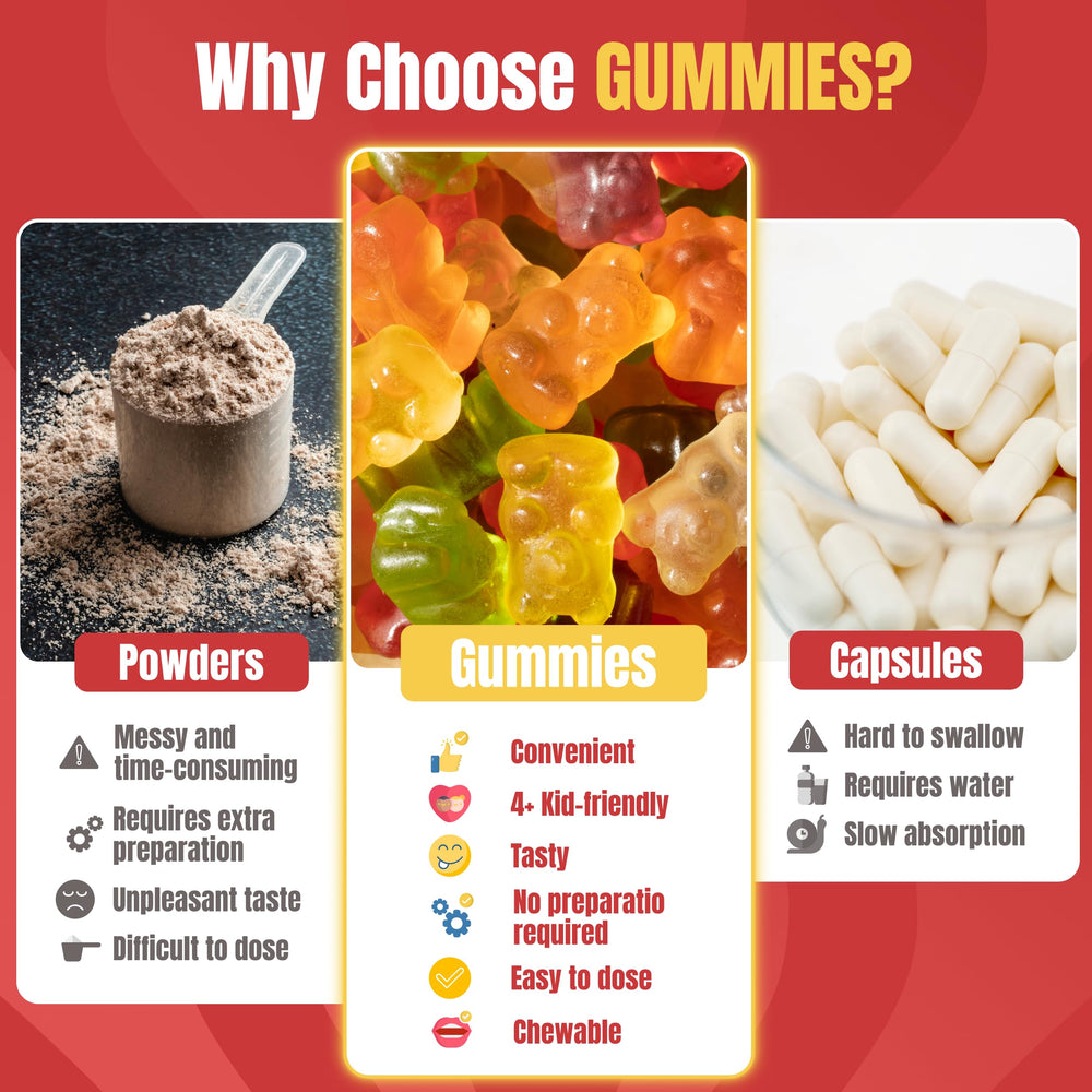 TrueSeaMoss gummies on wooden table for everyday use