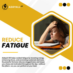 True Wood ADDYALL-XR packaging display on a clean desk for a high-end brain booster.