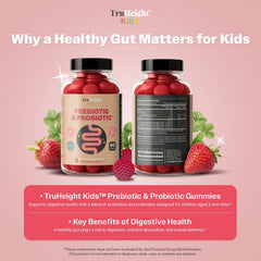 TruHeight prebiotic inulin panel supports gut flora and nutrient absorption.