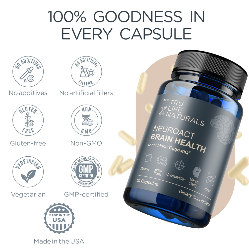 TRULIFE NATURALS NEUROACT energy visual in morning light.