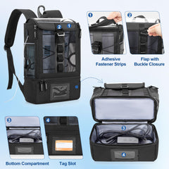 Trunab backpack showing breathable mesh panels for ventilation