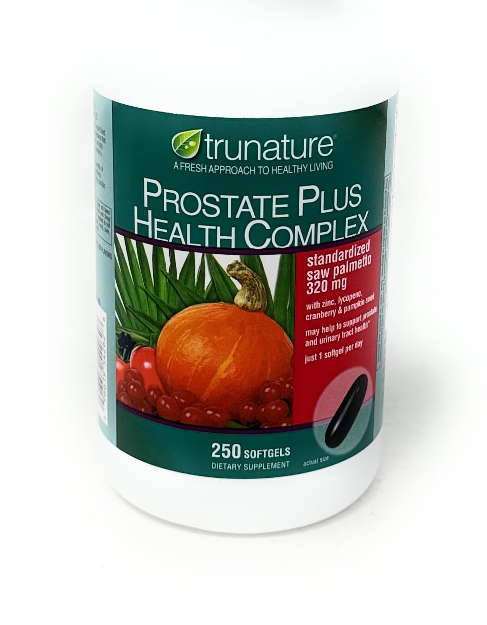 TruNature Prostate Plus Health bottle front for daily wellness support