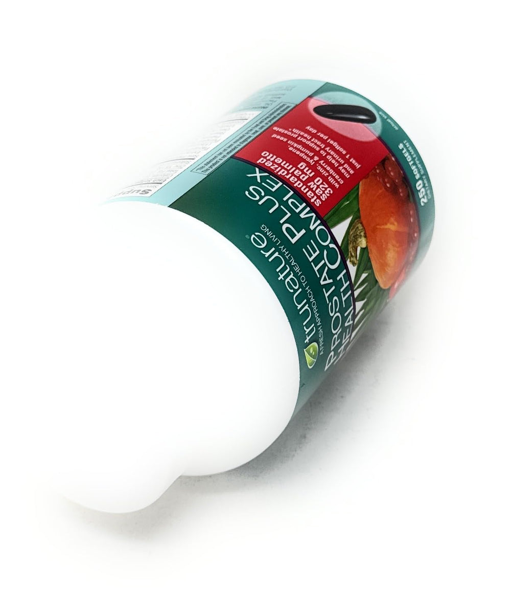 TruNature Prostate Plus Health softgels pour into hand