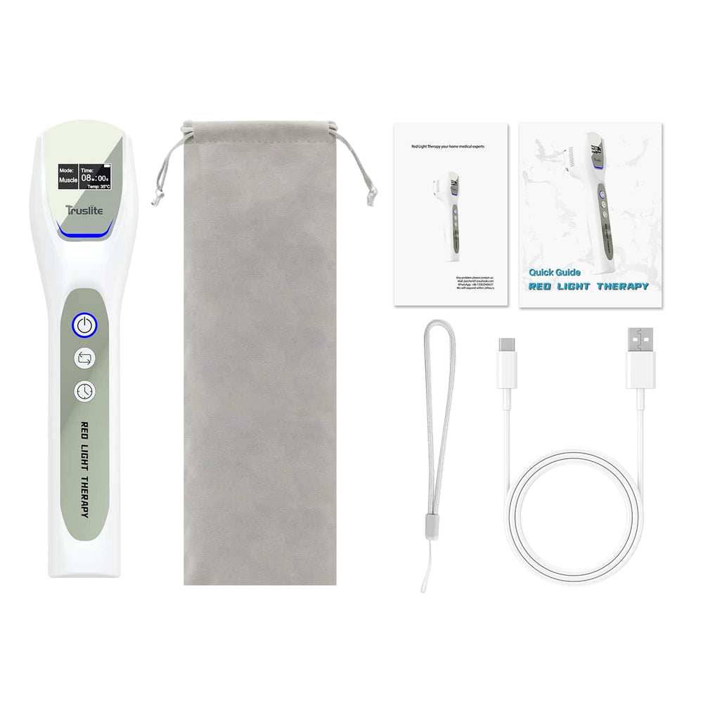 Truslite home-use session image conveying safe, easy at-home treatment