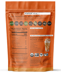 Truvani latte with pumpkin spice protein offers dairy-free, low-carb indulgence.
