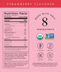 Truvani travel-pack strawberry protein serving for on-the-go fueling.