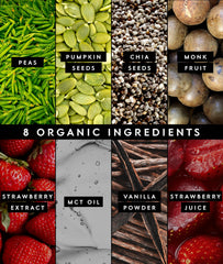Truvani unflavored pea protein clean three-ingredient formula.