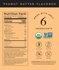 Truvani USDA Organic label close-up shows clean ingredients