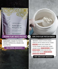 Truvani pea protein powder provides a low-carb option for keto plans.