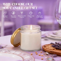 White 4oz soy candle by Trxvxo with clean-burning design for any decor.