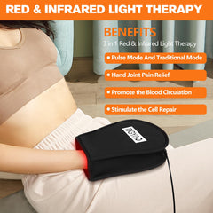 TUOB pad dimensions indicate large size for broad hand therapy sessions.