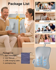 TUOSEDA portable back massager fits bag for travel relief.