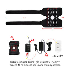 TUOYR FDA-cleared therapy wrap for knee and elbow care.