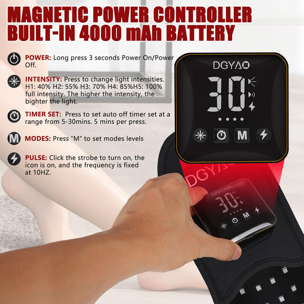 TUOYR three-light-mode system offers customizable therapy options