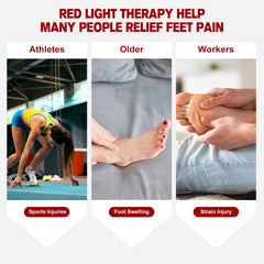 TUOYR two pad system covering the full foot for convenient home sessions